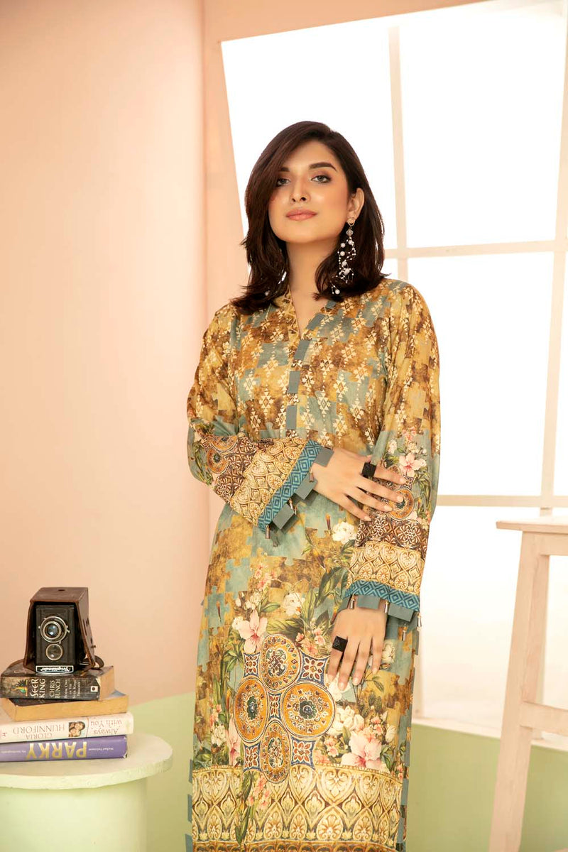 Bistre - Printed Stitch Kurti