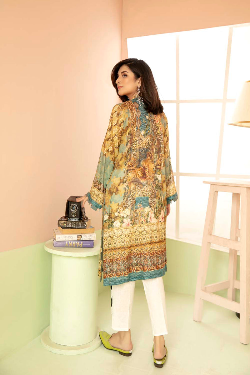 Bistre - Printed Stitch Kurti