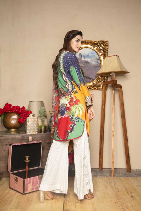 1 Piece – Embroidered Lawn