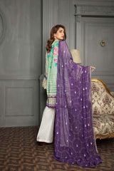 BANEBERRY - Digital Printed and Embroidered Lawn
