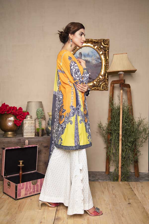 1 Piece – Embroidered Lawn