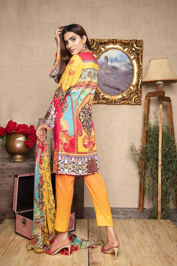 1 Piece – Embroidered Lawn