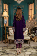 Glory Fall - Stitched Embroidered Velvet 2PC