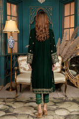 Swerly - Stitched Embroidered Velvet 2PC