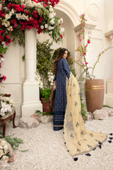 Purpureus - Schiffli Embroidered Lawn (3PC)