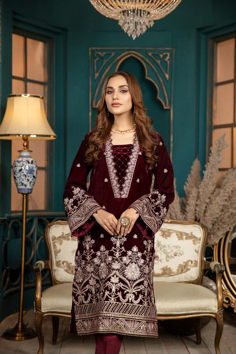 Rubicon - Stitched Embroidered Velvet 2PC