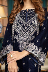 Veronica - Stitched Embroidered Velvet 2PC