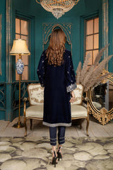 Veronica - Stitched Embroidered Velvet 2PC