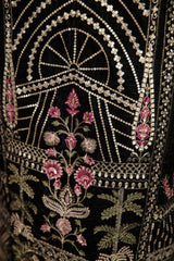 Piled - Stitched Embroidered Velvet 2PC