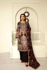 Setter - Digital Printed & Embroidered Lawn
