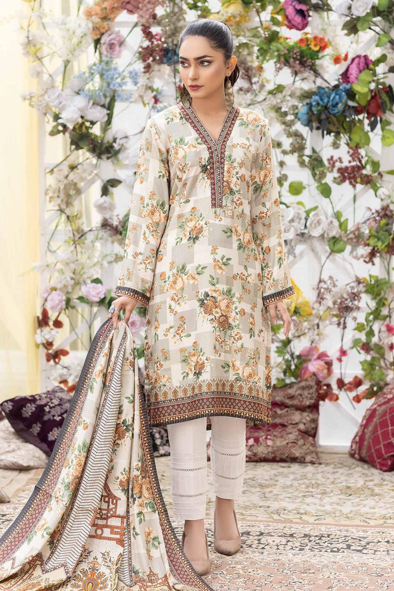 Bronco - Stitched Digital Printed Linen 3PC