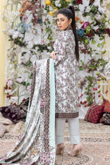 Rose Quartz - Stitched Digital Printed Linen 3PC