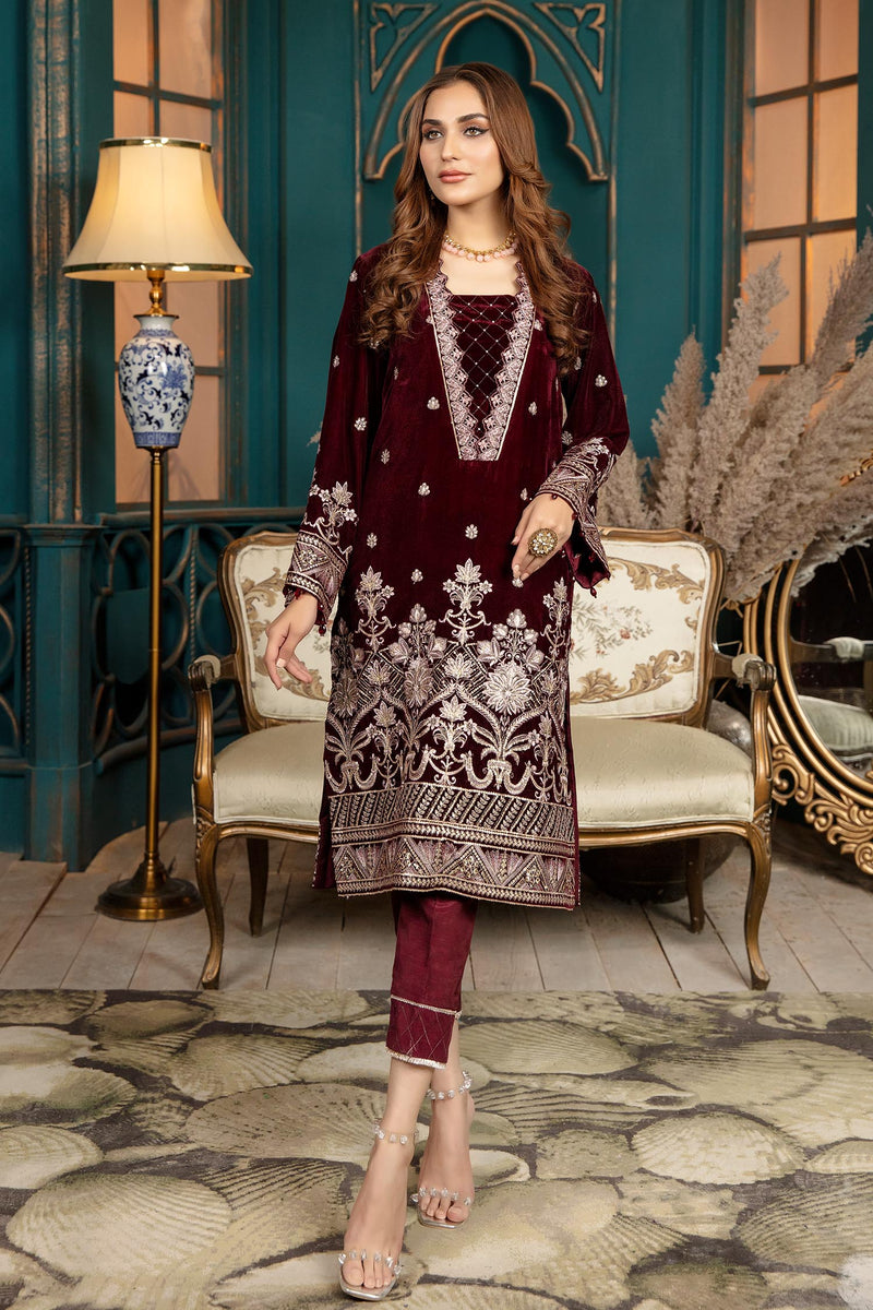 Rubicon - Stitched Embroidered Velvet 2PC