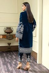 Cold Slib-B - Embroidered Velvet 3PC
