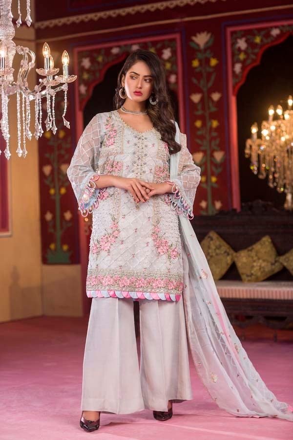 Bedaar - Luxury Embroidered & Hand Embellished Organza