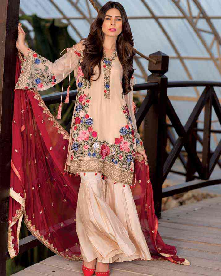 CREAM DREAM (Chantilly Chiffon – 3 Piece)