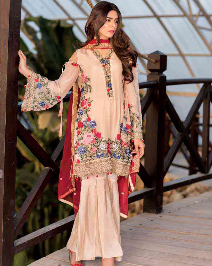 CREAM DREAM (Chantilly Chiffon – 3 Piece)