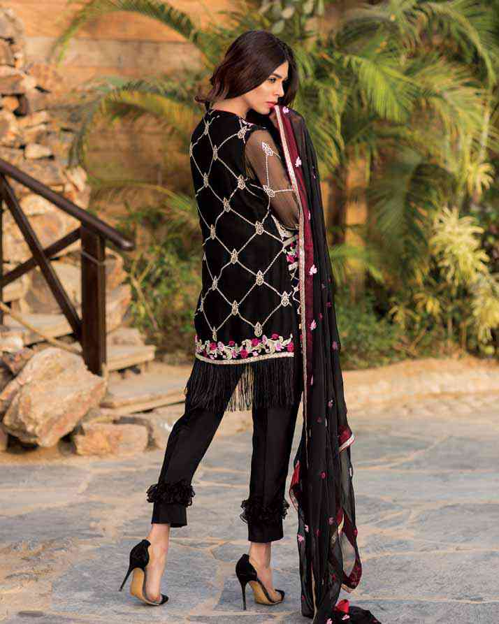 BLACK BEAUTY (Chantilly Chiffon – 3 Piece)