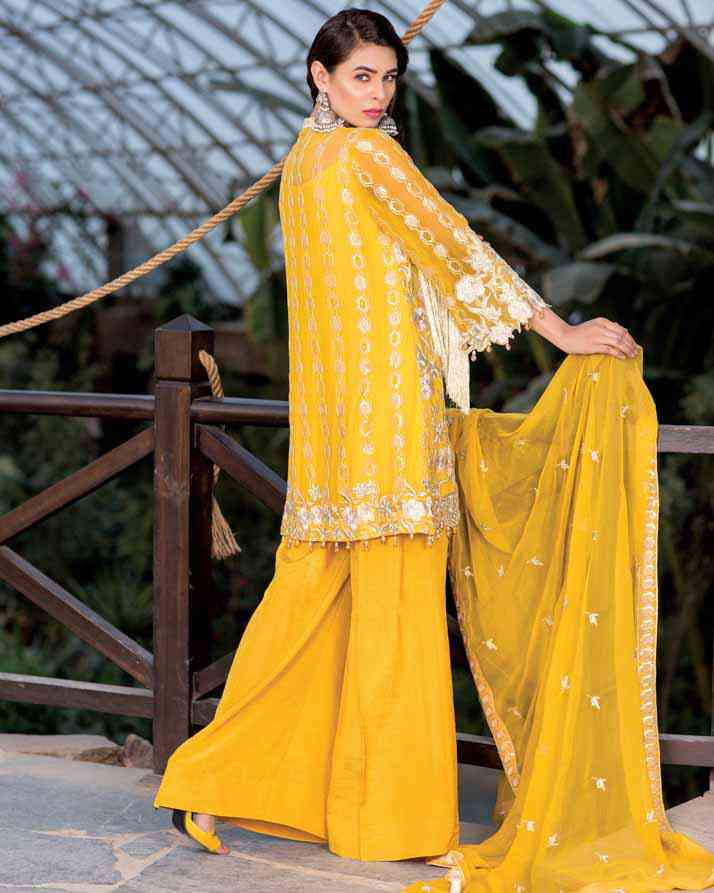 CANARY YELLOW (Chantilly Chiffon – 3 Piece)