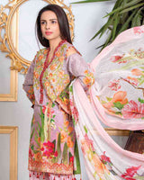 DIRTY PINK (Lawn - 3 Piece)