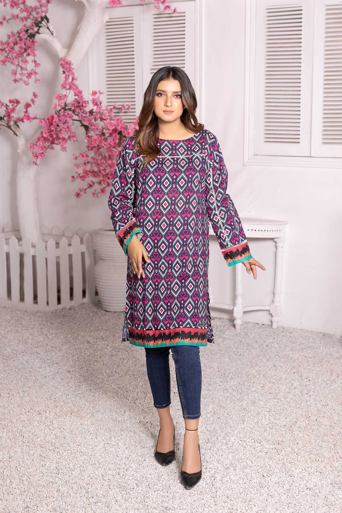 1 Piece – Printed Lawn